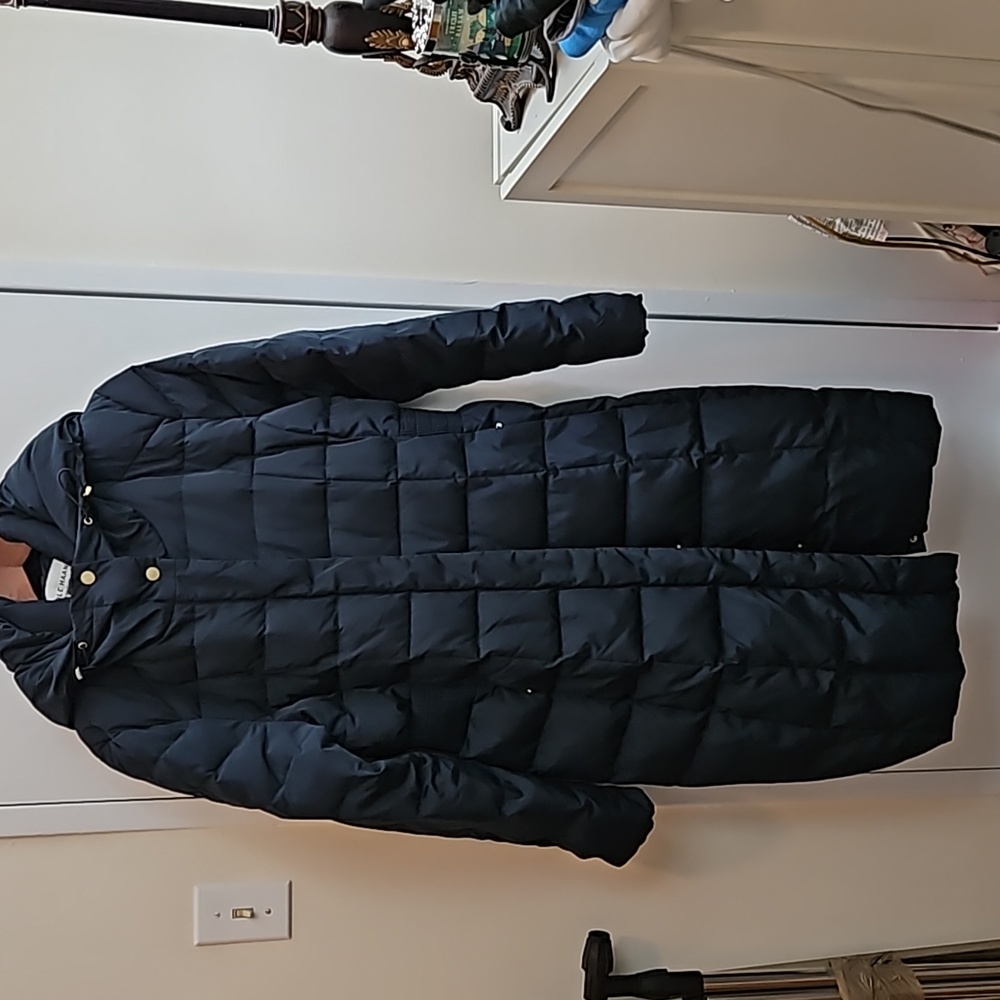 Cole Hann Navy Blue Puffer Jacket Size XLarge NWOT